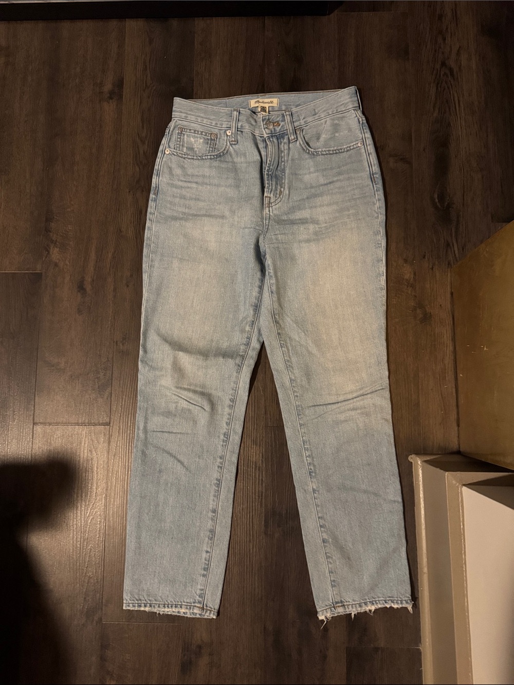 Madewell Light Blue Straight Leg Jeans